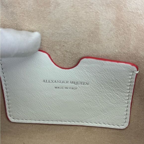 Authentic Alexander McQueen Vintage Shoulder Bag Tweed Leather - Picture 10 of 13